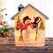 Stony Creek 6.5 Inch Jolly Snowman Small Glass House Christmas Lighted Glass Accent , Christmas Decor Christmas Trees Lantern